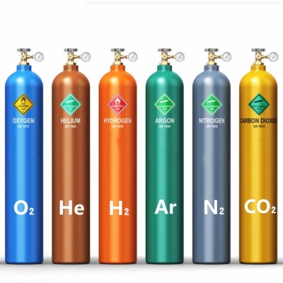 Argon Gas, Carbon Dioxide, Hydrogen Gas, Helium Gas, Industrial Gas